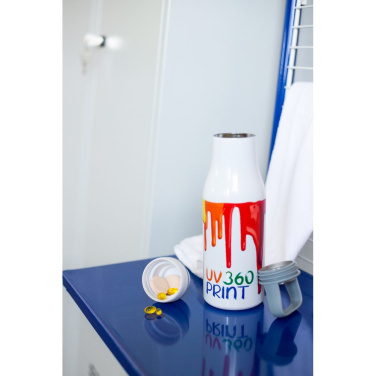 Termo pudele 500 ml Air Gifts, krūzīte ar trauku | Jessica, melns, produkta attēls (3)