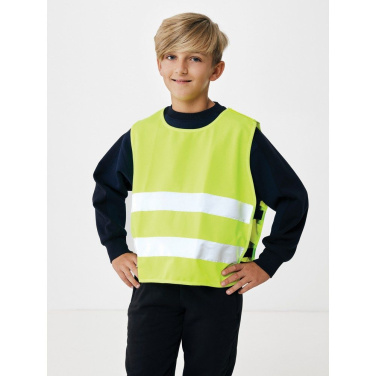 GRS pārstrādāta PET augstas redzamības drošības veste 7-12 gadi, produkta attēls (4)