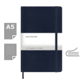 MOLESKINE piezīmju grāmatiņa, aptuveni A5 izmērs, tumši zils