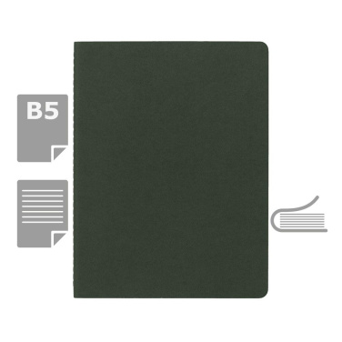 MOLESKINE Cahier žurnāls apm. B5, haki krāsā, produkta attēls (4)