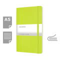 MOLESKINE piezīmju grāmatiņa, aptuveni A5 izmērs, kaļķis