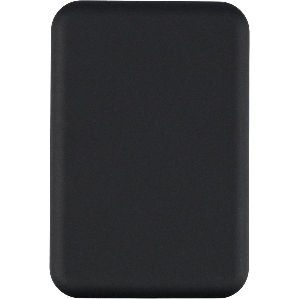 Bezvadu pārnēsājamais akumulators 5000 mAh, melns, produkta attēls (1)