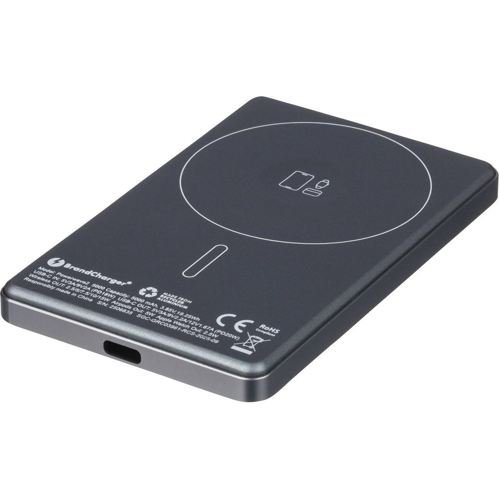 Power bank 5000 mAh BrandCharger Powerwave 2, produkta attēls (1)