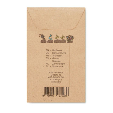 Saulespuķu sēklas aploksnē, Bēšs, produkta attēls (2)