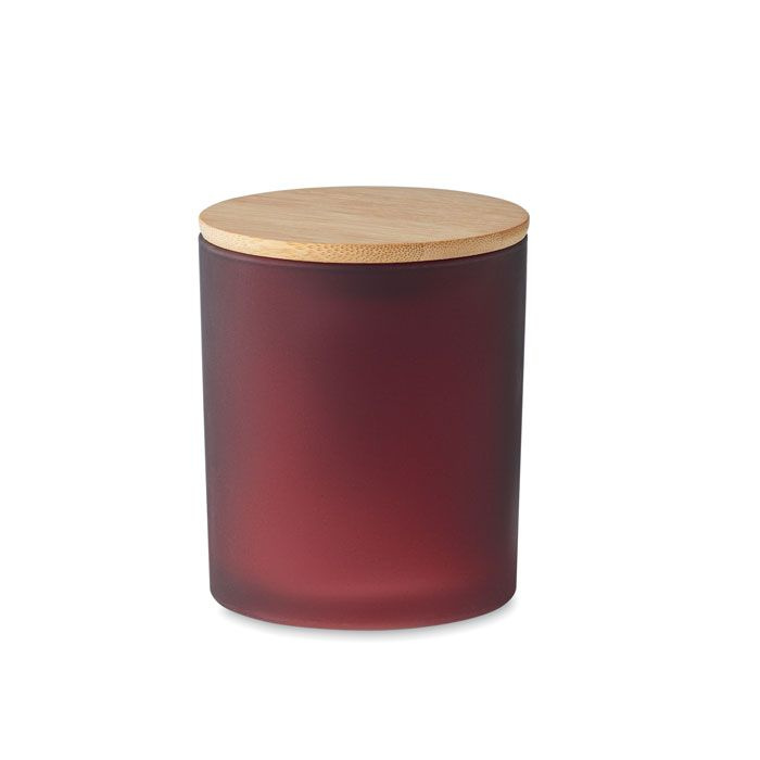 Augu bāzes vaska svece 120 gr, Burgundija, produkta attēls (1)