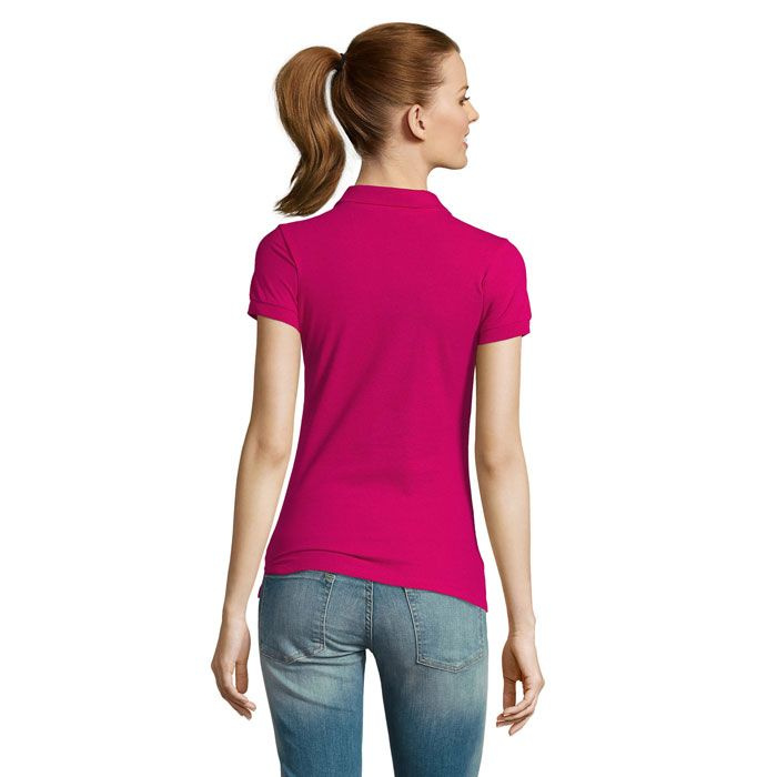 PASSION WOMEN POLO 170g, Fuksija, S, produkta attēls (1)