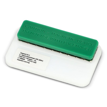 Vārda nozīmīte ar kupolu 50x30 mm, balts, produkta attēls (4)