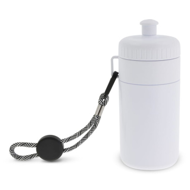 Sporta pudele ar malu un aukliņu 500 ml, balts / Balts, produkta attēls (4)