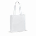 Pārstrādāta kokvilnas soma ar ielocījumu 140g/m² 38x10x42 cm, balts
