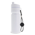 Sporta pudele ar malu un aukliņu 750 ml, balts / Balts