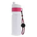 Sporta pudele ar malu un aukliņu 750 ml, balts / Rozā