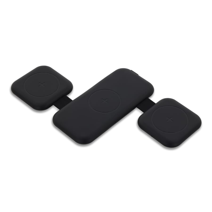 3188 | Xoopar Trafold 3 bezvadu lādētājs 15W, melns, produkta attēls (1)