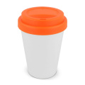 RPP kafijas krūze, balts korpuss, 250 ml, balts / oranžs