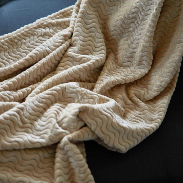 Sagaform Agnes flīsa pleds 130x170 cm, bēšs, produkta attēls (2)