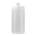 Sporta pudele Bioloģiskas bāzes 500 ml pamata, caurspīdīgs / balts