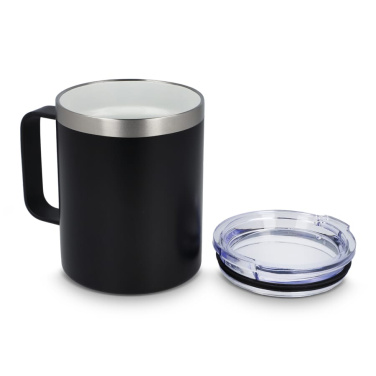 T-keramikas termokrūze ar vāku Danube 350 ml, melns, produkta attēls (2)