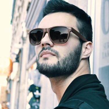 Saulesbrilles Justin kafijas šķiedras UV400, daba, produkta attēls (4)