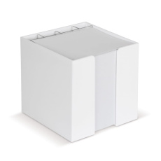 Papīra bloks 10x10x10 cm kubveida kastītē ar nodalījumiem kancelejas piederumiem