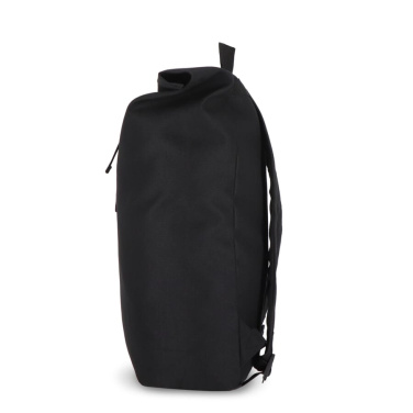 R-PET 600D Rolltop mugursoma 20L, melns, produkta attēls (3)