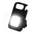 COB uzlādējama magnētiskā gaisma, melns