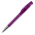 Avalon lodīšu pildspalva ar metāla uzgali, caurspīdīga, caurspīdīgs / violets
