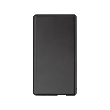 Izgaismota logotipa pārnēsājamais akumulators 4.000mAh, sudraba / Melna, produkta attēls (3)