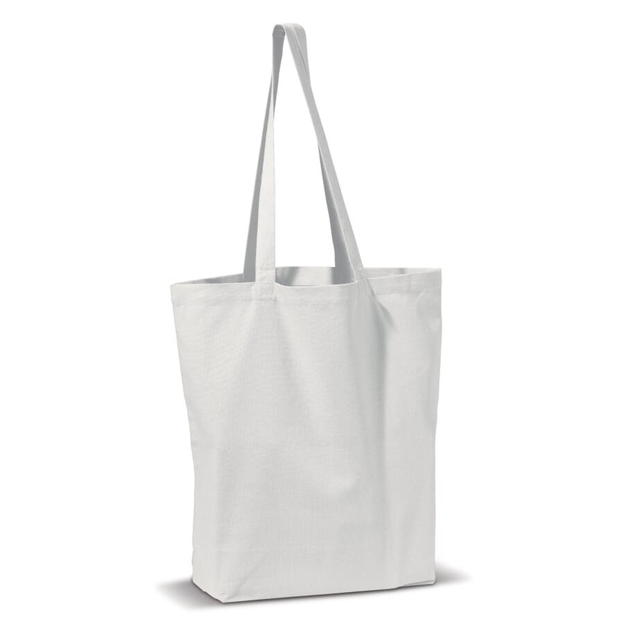 Plecu soma audekls 250g/m² 41x12x43 cm, balts, produkta attēls (1)