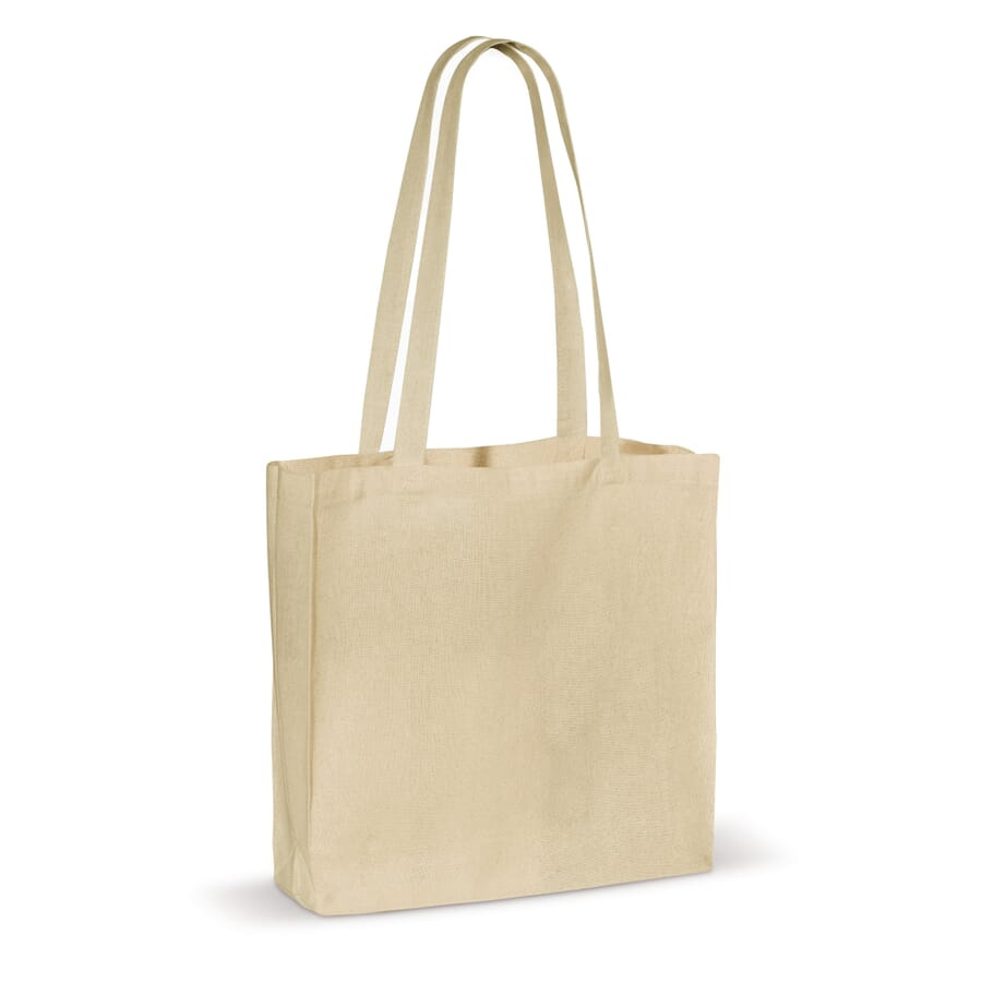 Plecu soma kokvilna OEKO-TEX® 140g/m² 40x10x35 cm, ekru, produkta attēls (1)