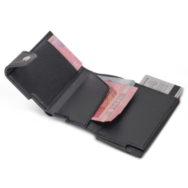 RFID karšu turētājs ar maku, melns / melns, produkta attēls (2)