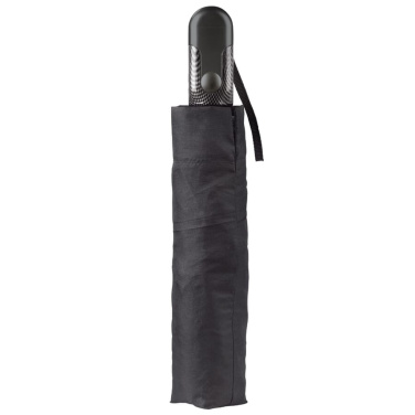 Luksusa 23 collu apgriežams automātiski atverams/aizverams lietussargs, melns, produkta attēls (3)