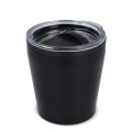 Metāliska dubultsienu kafijas krūze 180 ml, melns