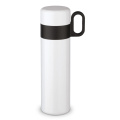 Termo pudele Flow ar rokturi 500 ml, balts
