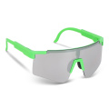 Tom R-PC sporta saulesbrilles ar spoguļlēcu UV400, fluora asorti / Zaļš