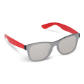 Justin R-PC saulesbrilles ar spoguļlēcu uni-UV400, sarkans
