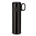 Termo pudele Flow ar rokturi 500 ml, melns