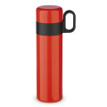 Termo pudele Flow ar rokturi 500 ml, sarkans