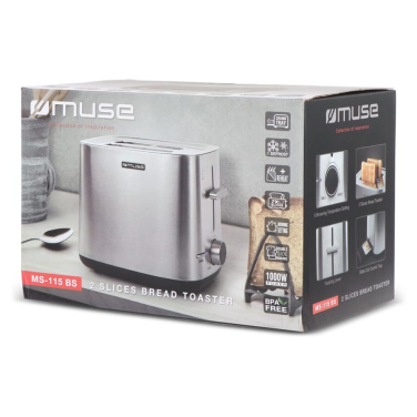 MS-115|Muse tosteris no nerūsējošā tērauda, sudrabs, produkta attēls (3)