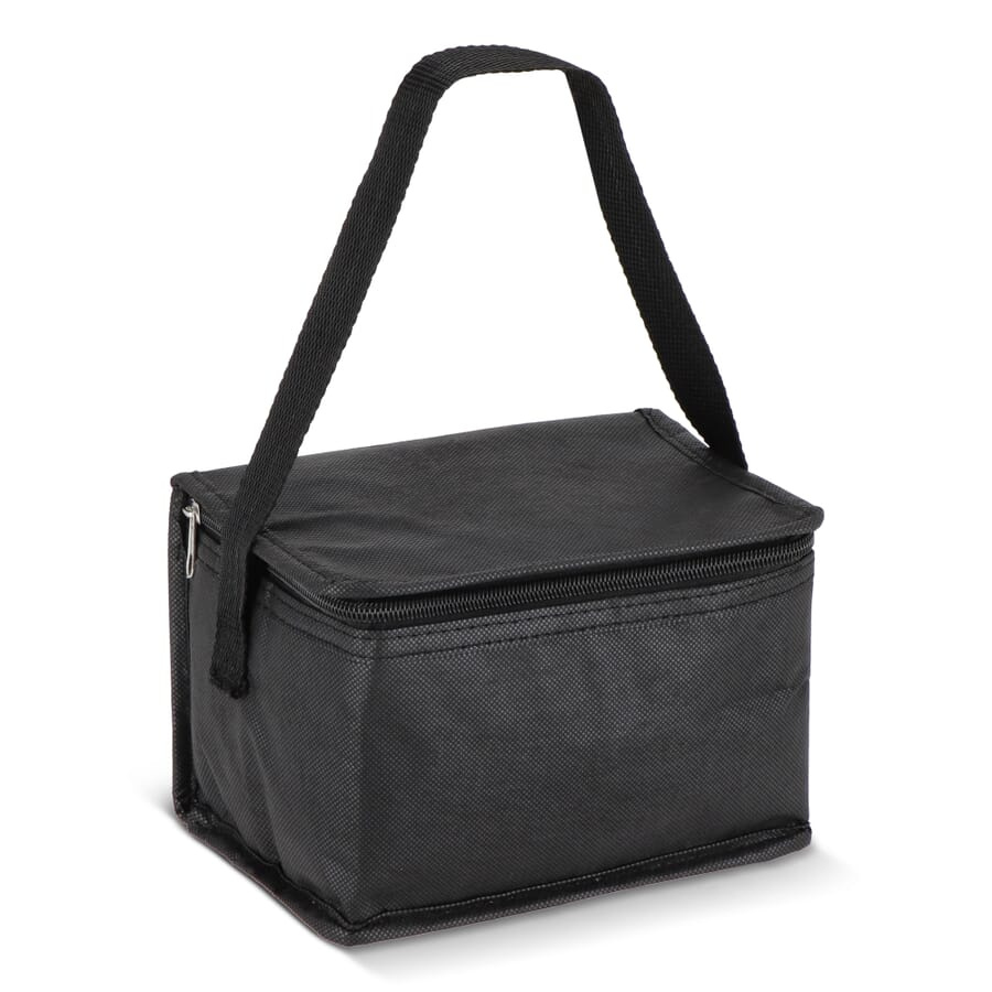 R-PET 6 kārbu aukstumsoma neausta materiāla 20 x 13 x 12,5 cm 75 g/m², melns, produkta attēls (1)