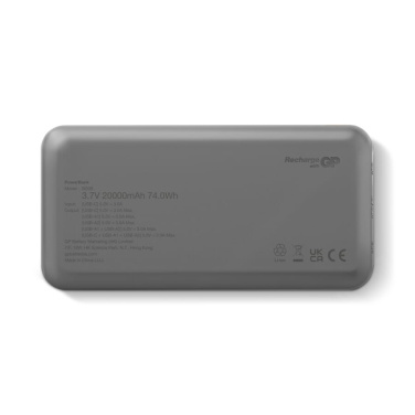 GP B+ sērijas Powerbank 20000 mAh, melns, produkta attēls (2)