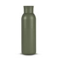 Sagaform Tekla Push tērauda pudele ar spiedpogu (pārstrādāta) 500 ml, žāvēta zaļa