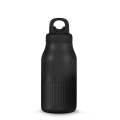 Sagaform Truls tērauda pudele ar ērtu, klikšķināmu vāciņu (pārstrādāta) 500 ml, melns