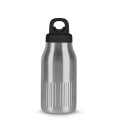 Sagaform Truls tērauda pudele ar ērtu, klikšķināmu vāciņu (pārstrādāta) 500 ml, sudrabs