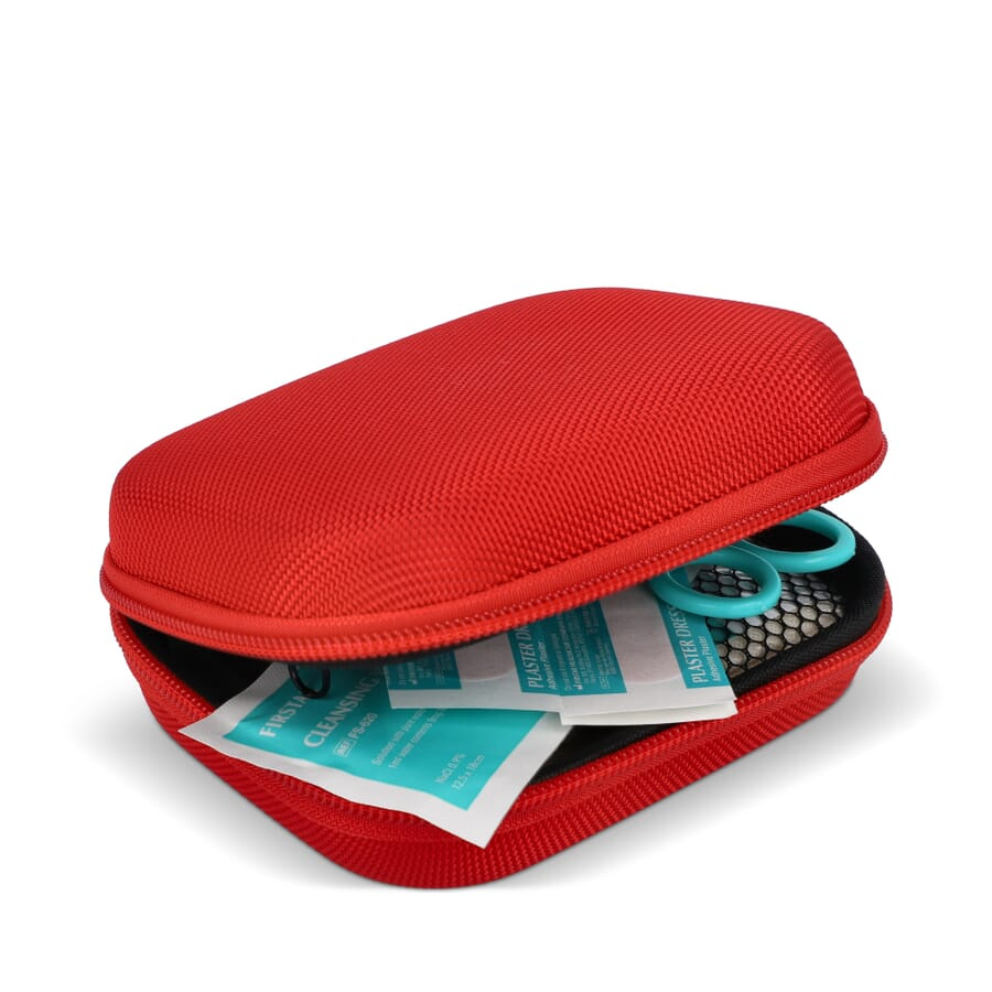 15 daļu pirmās palīdzības komplekts Everest, sarkans, produkta attēls (1)