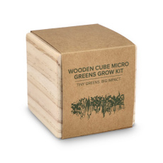 FSC koka puķu podu komplekts - mikrozaļumi