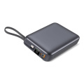 Nova Powerbank 22,5 W barošanas avots ar iebūvētiem kabeļiem 20000 mAh, tumši pelēks