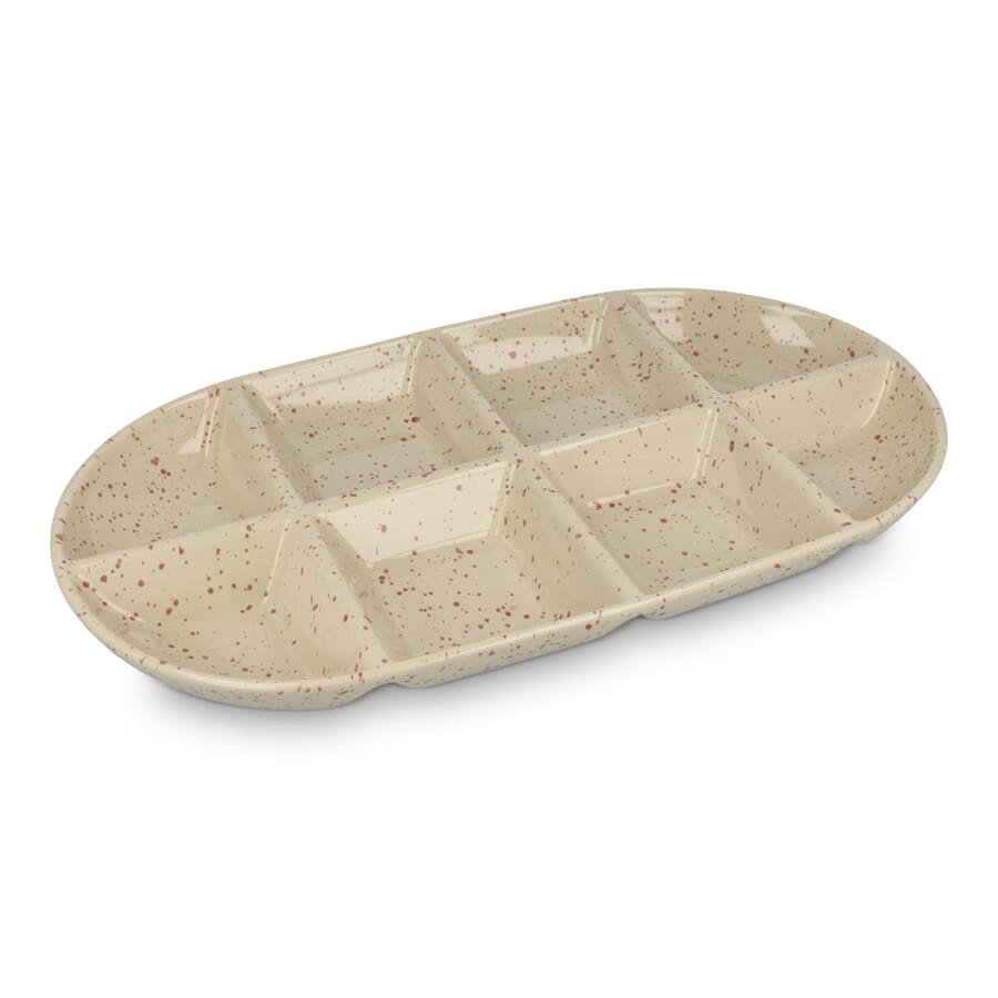 Sagaform Ditte keramikas servēšanas trauks 36x20 cm, bēšs, produkta attēls (1)