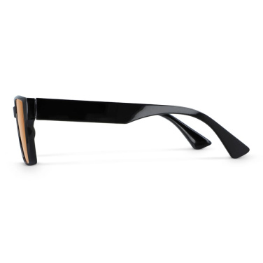 Mila saulesbrilles UV400, melns / oranžs, produkta attēls (3)