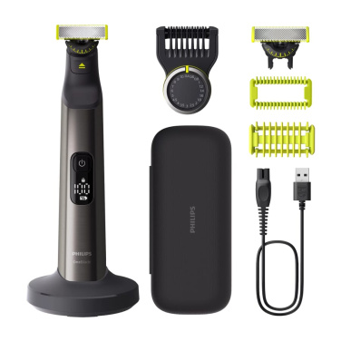 QP6652/61 Philips OneBlade Pro 360 sejas un ķermeņa trimmeris, melns, produkta attēls (3)