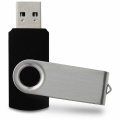 USB zibatmiņa TWISTER 8 GB, melns