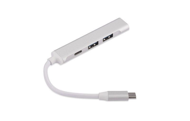USB HUB sadalītājs ar C tipa kabeli - ROSKO, produkta attēls